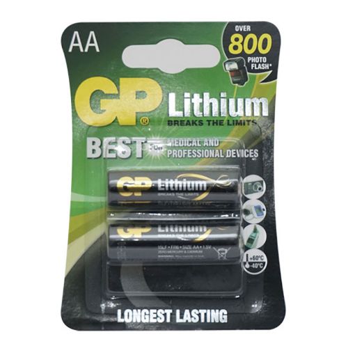 Picture of GP AA 2 S LITHIUM BATTERY