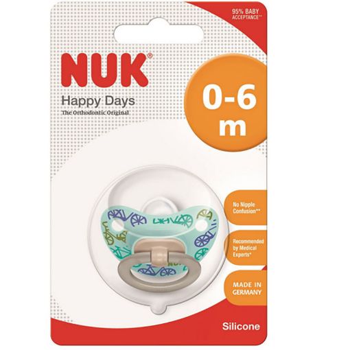 Picture of NUK SOOTHER SILIC SIGNATU 0 6M