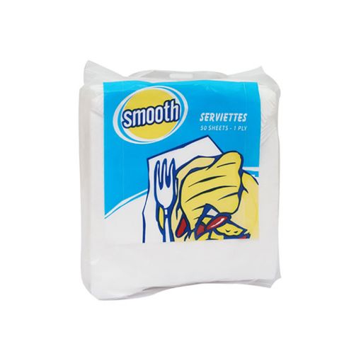 Picture of SMOOTH SERVIETTE 1 PLY X50