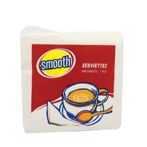 Picture of SMOOTH SERVIETTE 1 PLY X100