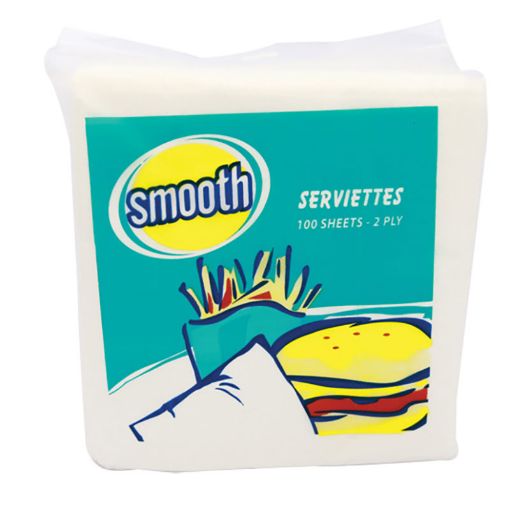 Picture of SMOOTH SERVIETTE 2 PLY X100