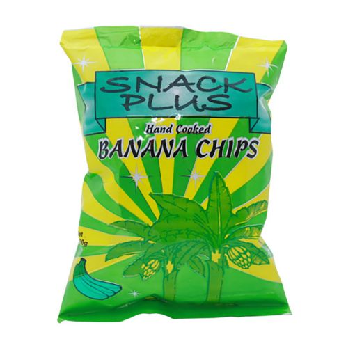 Picture of SNACK PLUS BANANA CHIPS ORIGINAL 100G