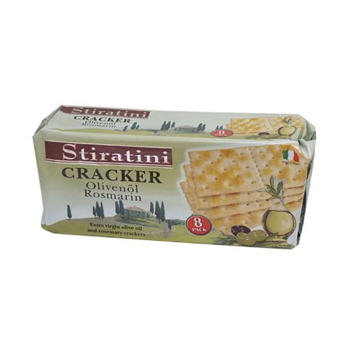 Picture of STIRATINI CRACKER OLIVE OIL ROSEMARY 250G