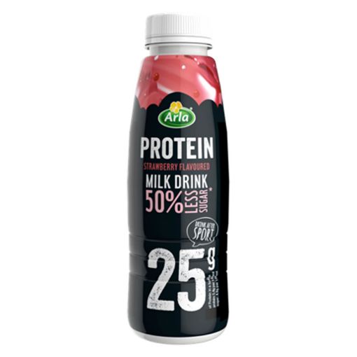 Picture of ARLA PROTEIN MILK STRAWB 482ML