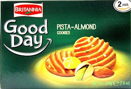 Picture of BRITANNIA GOOD DAY PISTACHO ALMOND COOKIES 231G