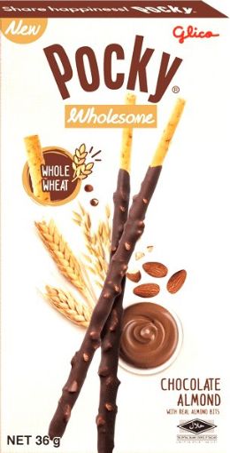 Picture of POCKY WHOLESOME CHOCO ALMOND 36G