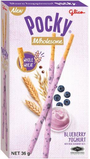 Picture of POCKY FRUITY STICKS BLUEBERRY YOGHURT 35G