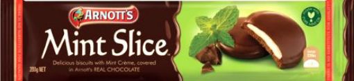 Picture of ARNOTTS CHOCOLATE MINT SLICE 200G