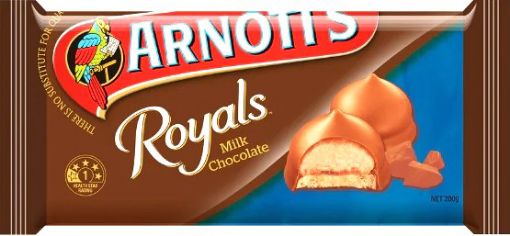 Picture of ARNOTTS ROYAL MILK CHOCLATE 200G