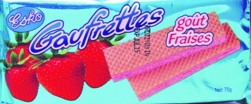 Picture of ESKO GAUFRETTE FRAISES 75G