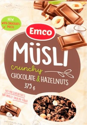 Picture of EMCO MUESLI CHOC HAZELNUT 375G