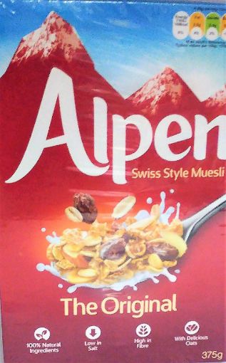 Picture of ALPEN MUESLI ORIGINAL 375G