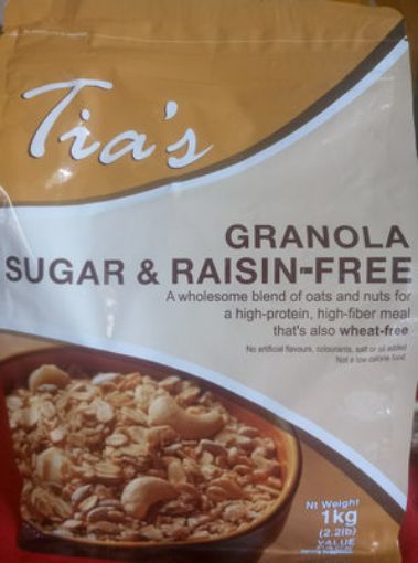 Picture of TIAS SUGAR FREE RAISIN MUESLI 1KG