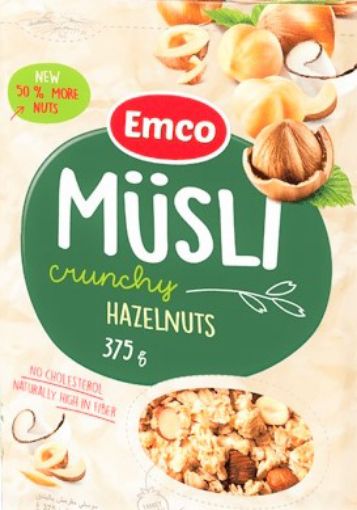 Picture of EMCO MUESLI HAZELNUT 375G