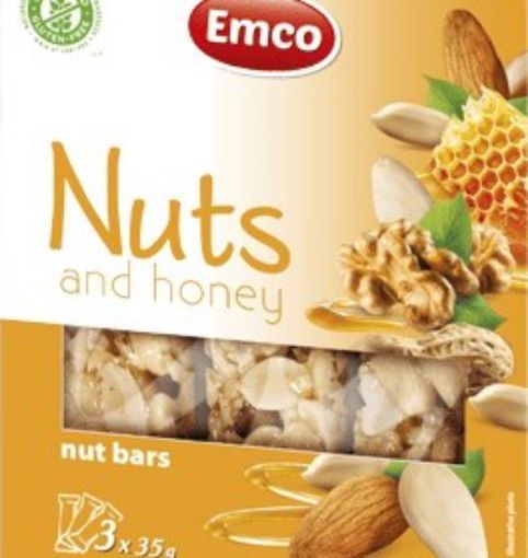 Picture of EMCO BAR NUTS HONEY 35G