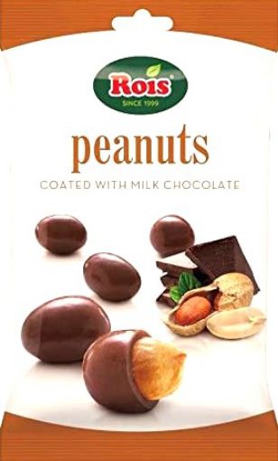 Picture of ROIS MILK CHOCOLATE COATED PEANUTS 80G