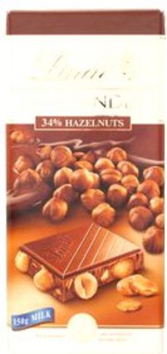 Picture of LINDT LES GRANDES HAZELNUT DARK CHOCOLATE 150G