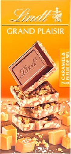 Picture of LINDT GRAND PLAISIR CARAMEL ET FLEUR DE SEL 150G