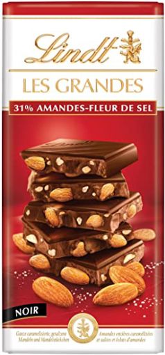 Picture of LINDT LES GRANDES AMANDES FLEURS DE SEL 150G