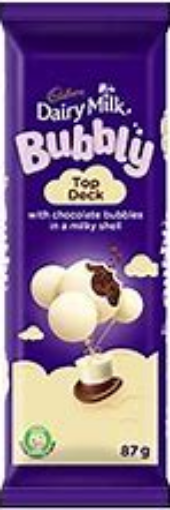 Picture of CADBURY DAIRY MILK BUBBLY TOP DECK 87G