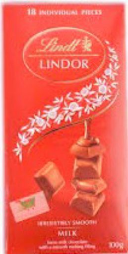 Picture of LINDT LINDOR SINGLE MILK 100G