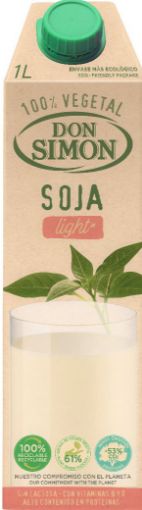 Picture of DON SIMON 100% VEGETAL SOYA LIGHT DRINK 1LT