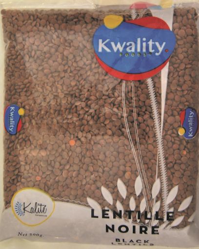 Picture of KWALITY FOODS LENTILLE NOIRE 500G