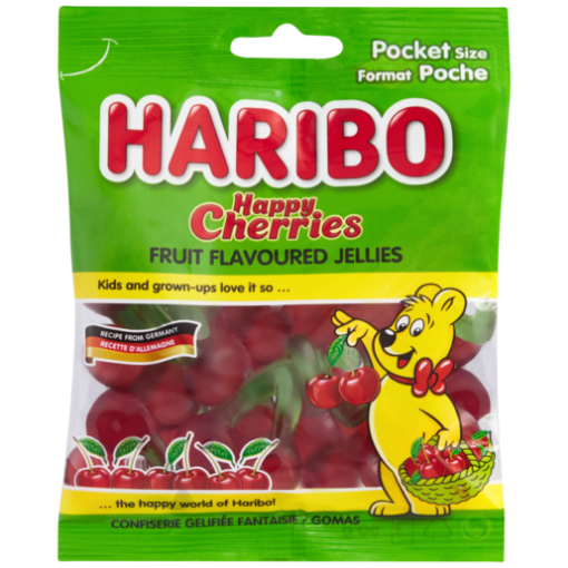 Picture of HARIBO HAPPY CHERRIES 80G