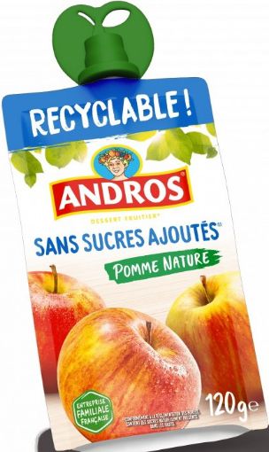 Picture of ANDROS GOURDES RECYCLABES POMME FRAISE 90G