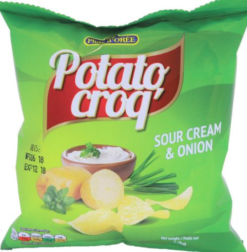 Picture of PLUIE D'OREE POTATO CROQ SOUR CREAM ONION 20G