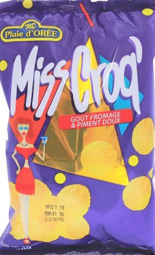 Picture of PLUIE D'OREE MISS CROQ CHEESE   SWEET CHILI 70G