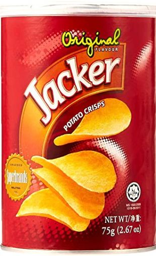 Picture of JACKER POTATO CRISPS ORIGINAL 60GRMS