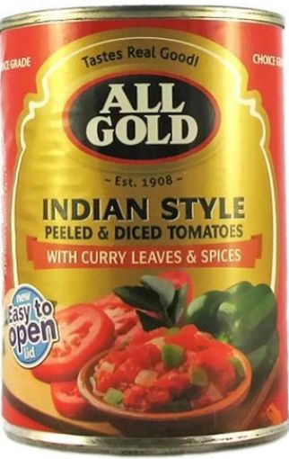 Picture of ALL GOLD DICED TOMATO INDIAN STYLE 410G