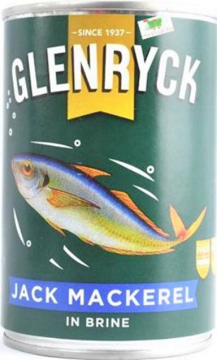 Picture of GLENRYCK MACKEREL NATURAL  BRINE  425G