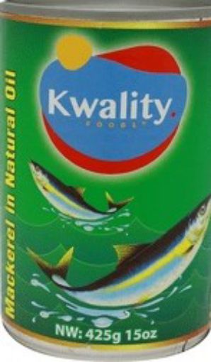 Picture of KWALITY FOODS MACKEREL NATURE 425G