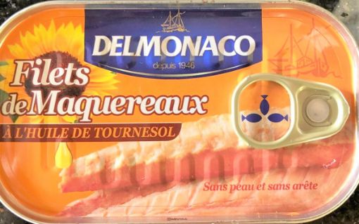 Picture of DELMONACO FILETS MAQUEREAUX 125G