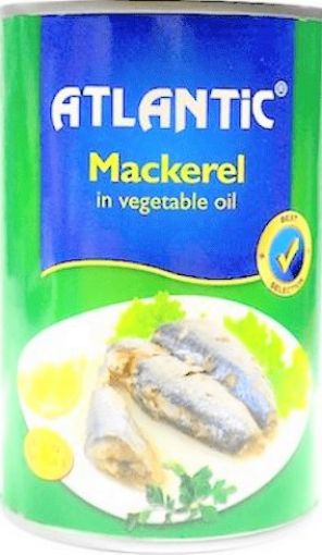 Picture of ATLANTIC MACKEREL IN VEGETABLE OIL 425G