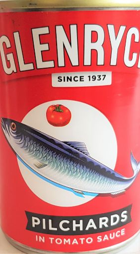 Picture of GLENRYCK PILCHARDS IN TOMATO SAUCE 400G