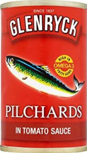 Picture of GLENRYCK PILCHARDS IN TOMATO SAUCE 155G