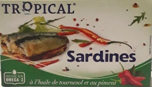 Picture of TROPICAL SARDINE CHILI OIL 125G