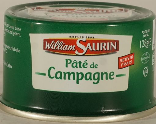 Picture of WILLIAM SAURIN 128G PATE DE CAMPAGNE