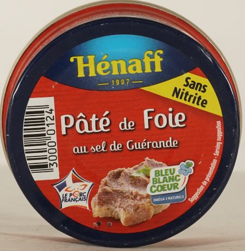 Picture of HENAFF PATE FOIE PUR PORC 78GMS