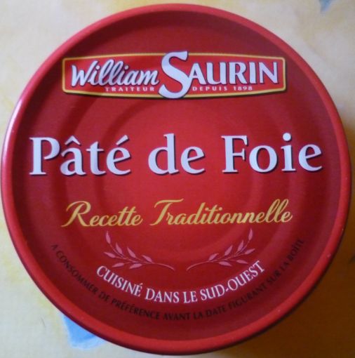 Picture of WILLIAM SAURIN  77G  PATE DE FOIE