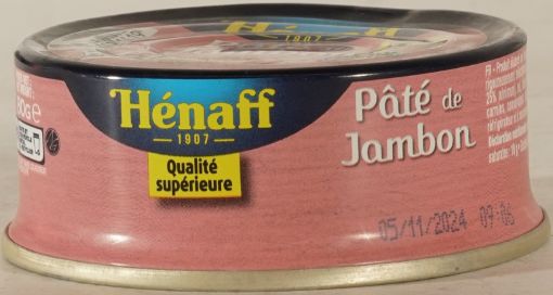 Picture of HENAFF PATE JAMBON PORC 78GMS