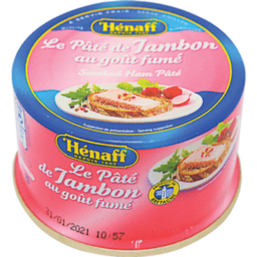 Picture of HENAFF PATE JAMBON PORC 130GMS