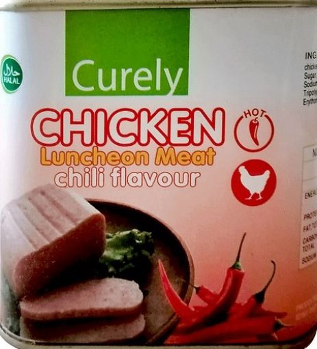 Picture of CURELY CHICKEN LUNCHEON MEAT CHILLI 340GMS