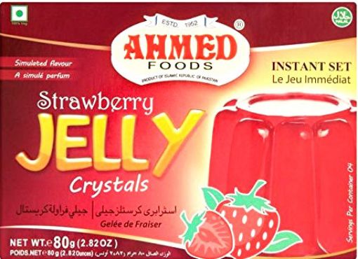 Picture of AHMED JELLY CRYTALS STRAWBERRY 85G