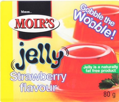 Picture of MOIRS JELLY 80G  STRAWBERRY