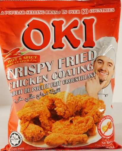 Picture of OKI HOT & SPICY FRIED CHICKEN COATING 120G