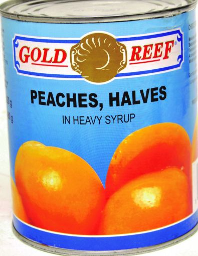 Picture of GOLD REEF  PEACH HALVES 820G